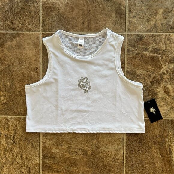 Darc Sport Respect Us Dry Wolf Training Tank White Size XS - Picture 1 of 8